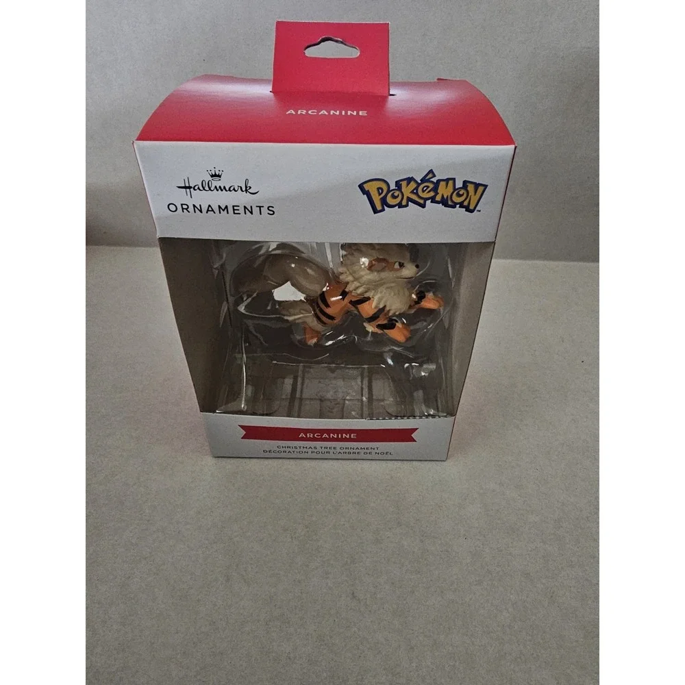 Hallmark Pokémon Arcanine Christmas‎ Tree Ornament New In Box